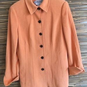 Carlisle Peach Wool and Silk Jacket